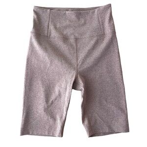 Girlfriend collective muted mauve pink compression biker‎ shorts size small